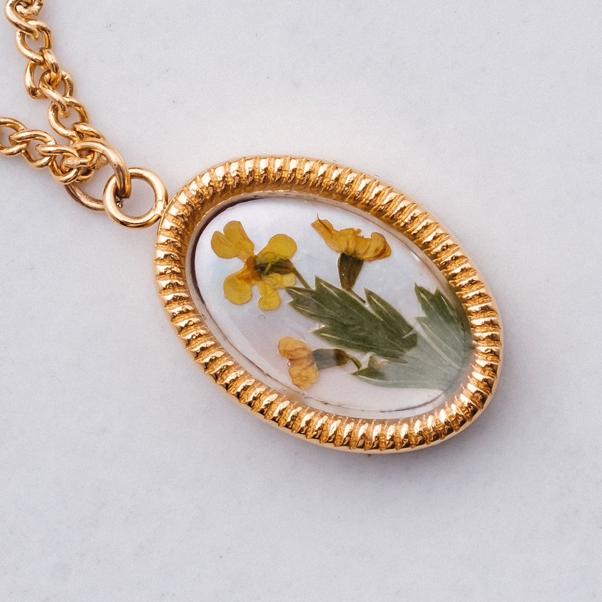 Wildflower Halskette (Blume/Gold)