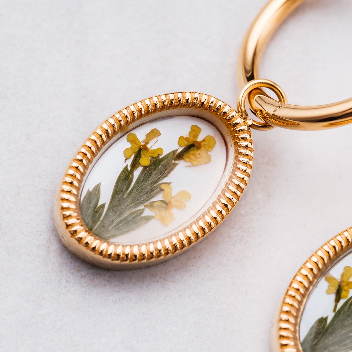 Boucles d'oreilles Wildflower (fleur/or)