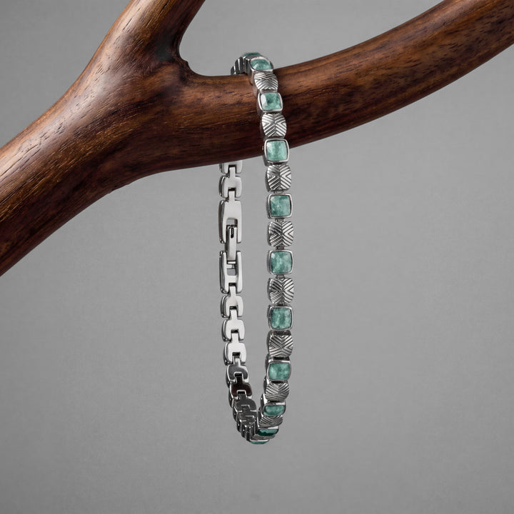 Peppered Strap (Aventurine/Silver)