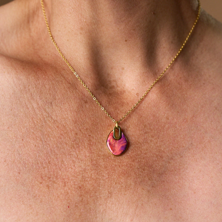 Truecolors Necklace (Burr Walnut/Gold)