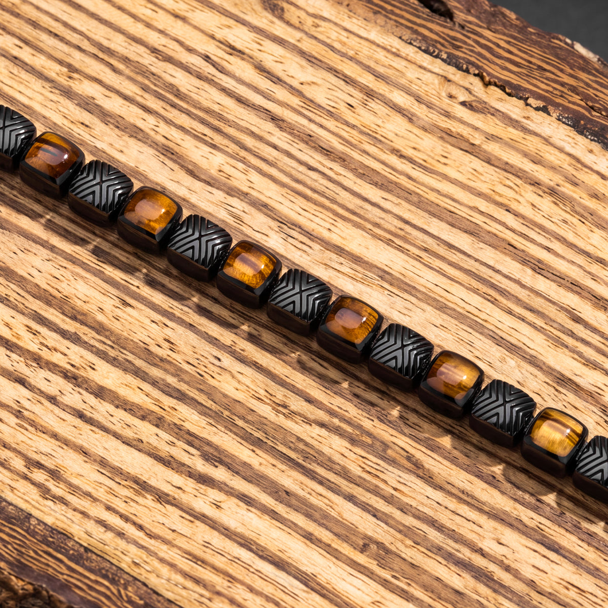 Peppered Armband (Zebrano/Schwarz)