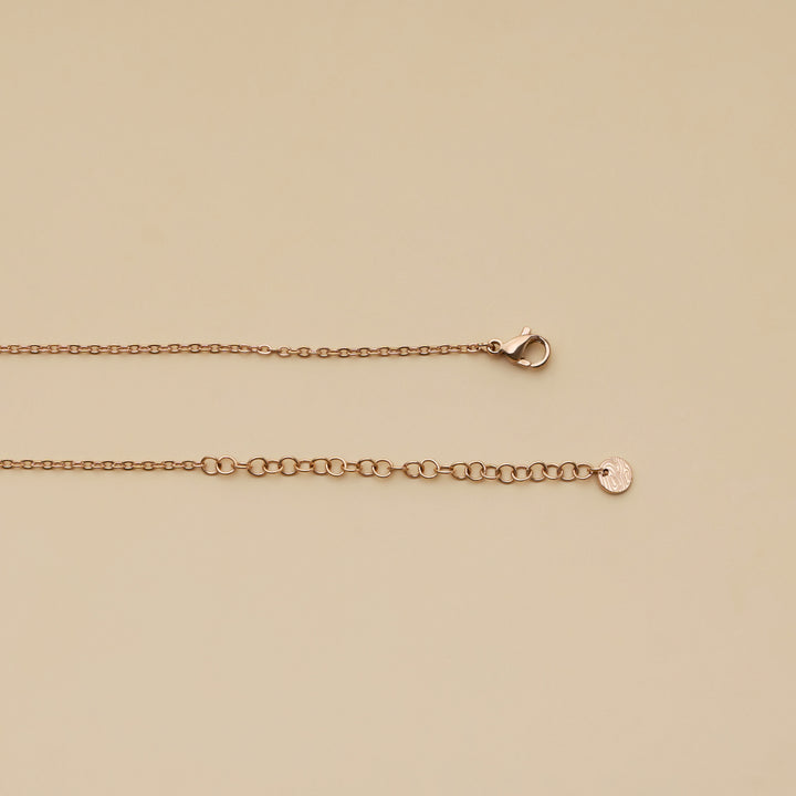 Truecolors Necklace (Coffee/rose gold)