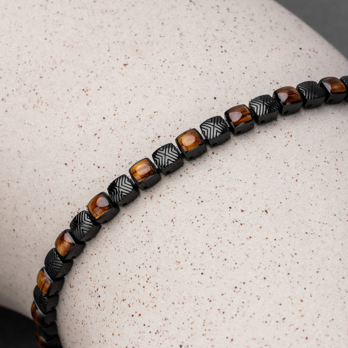 Peppered Armband (Zebrano/Schwarz)