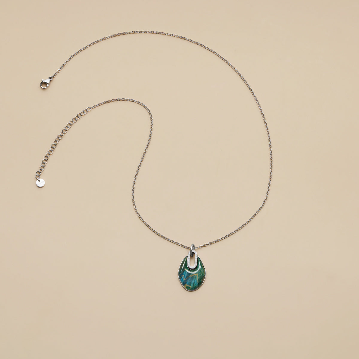 Truecolors Necklace (Burr Walnut/Silver)