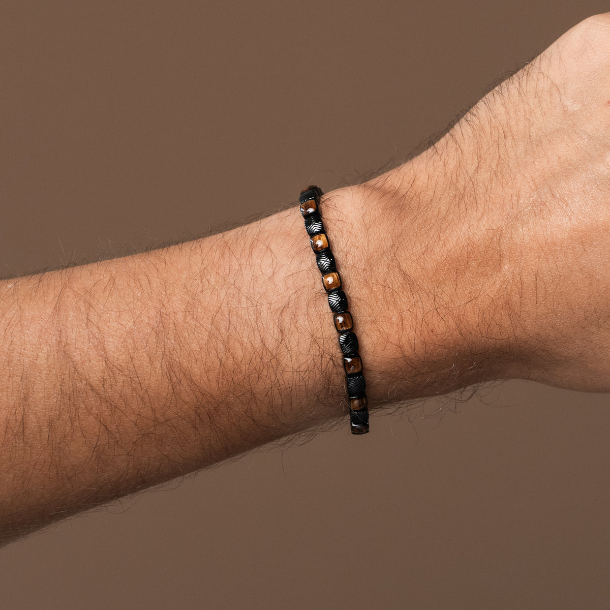 Peppered Armband (Zebrano/Schwarz)