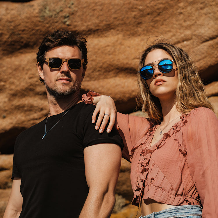 Wooden sunglasses
