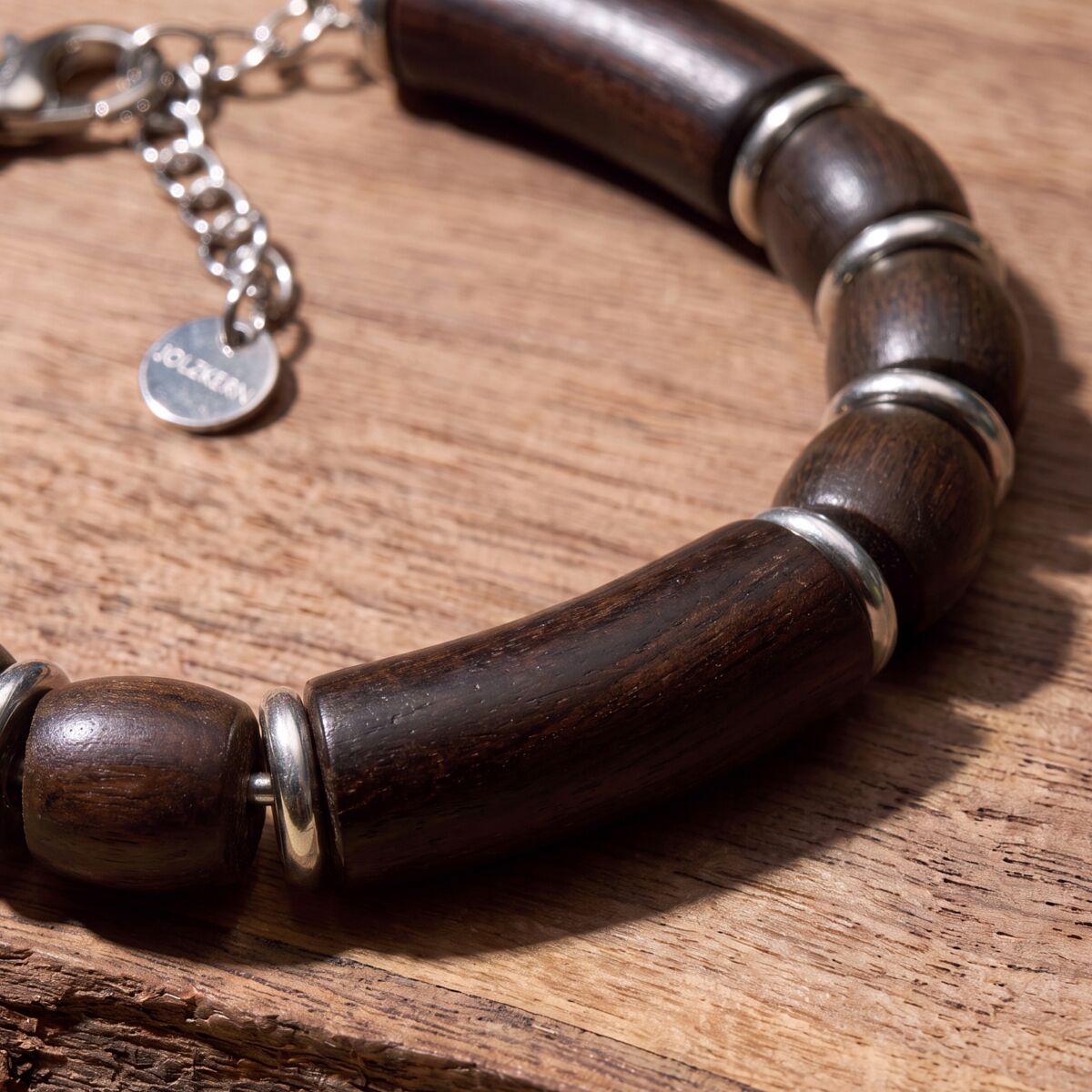 Savannah Armband (Walnuss/Silber)
