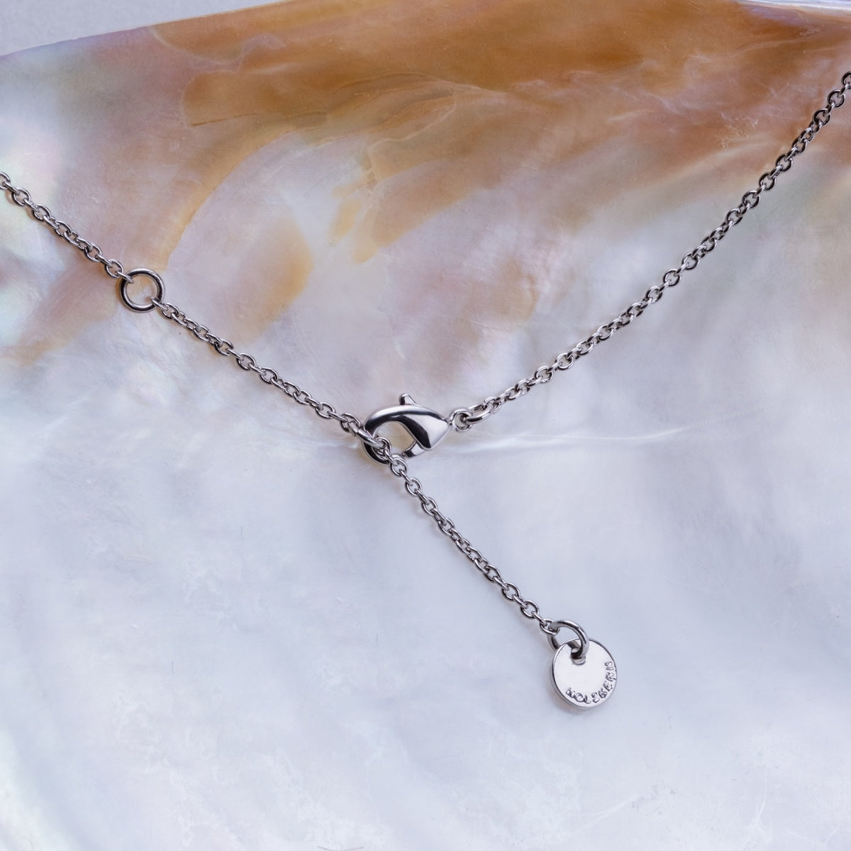 Collier Dewdrops (aigue-marine/argent)