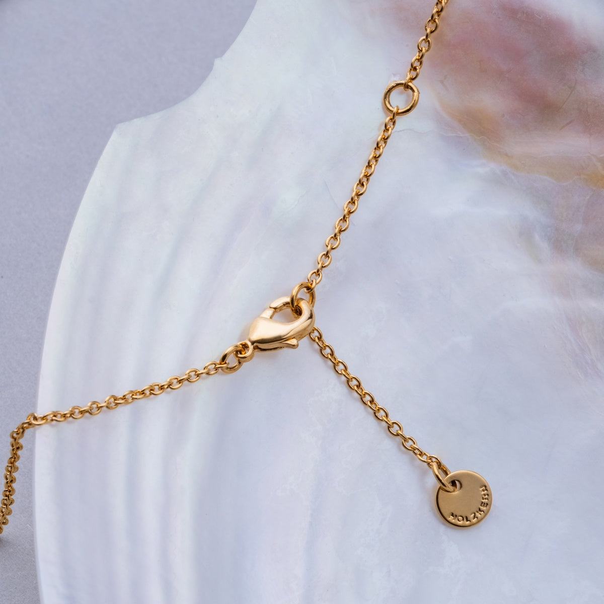 Collier Dewdrops (Grenat/Or)
