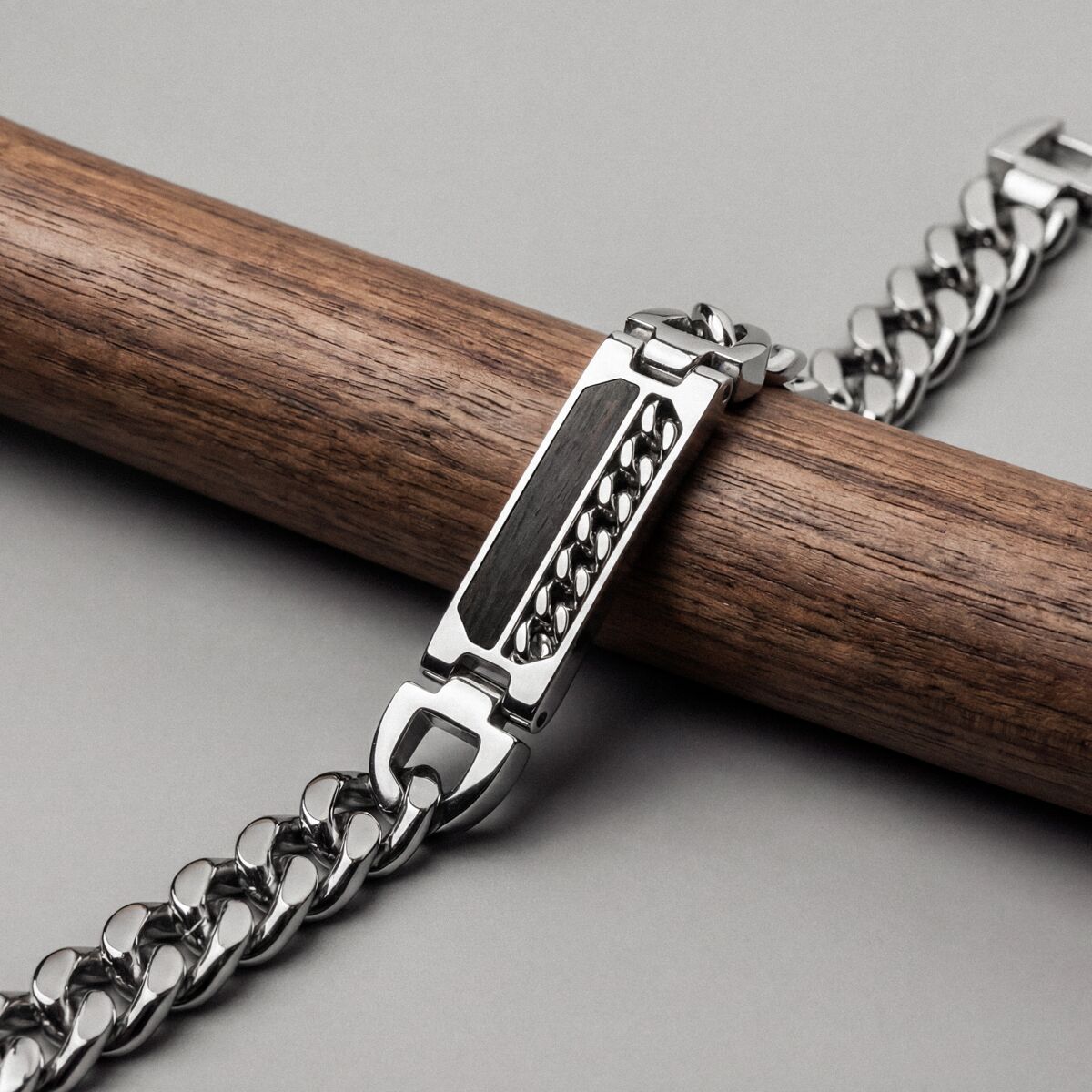 Bracelet Outlands (noyer/argent)
