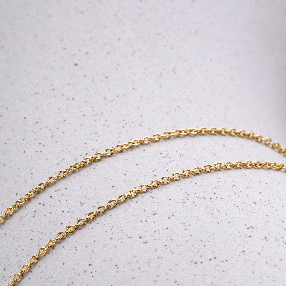 Collier Dewdrops (Grenat/Or)
