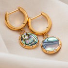 Soulgaze Earrings (Abalone/Gold)