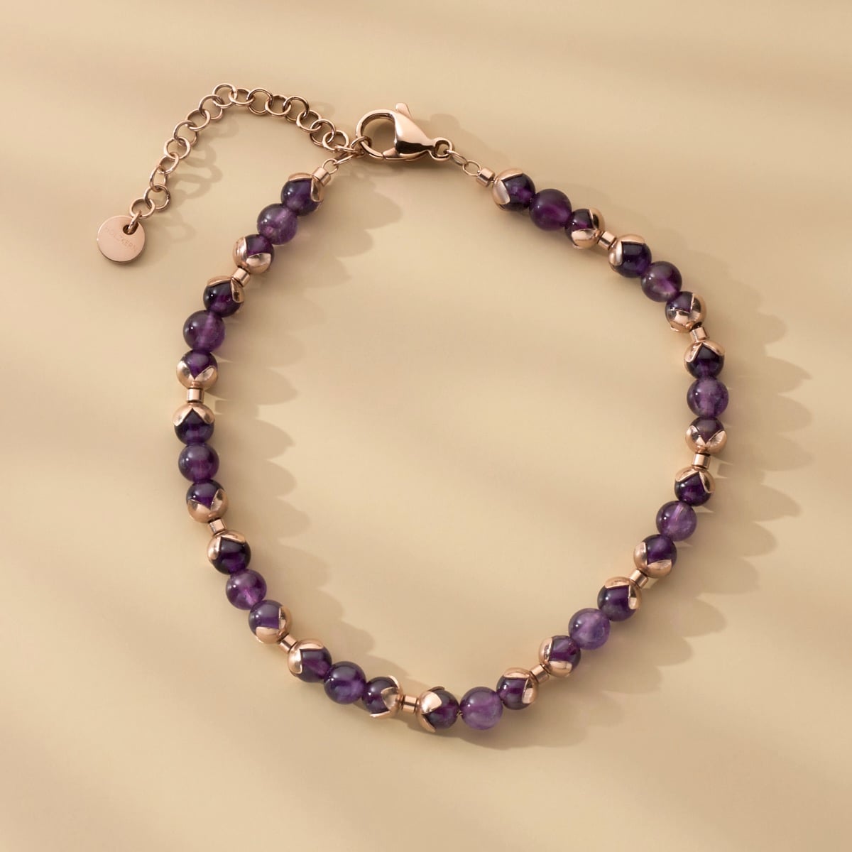 Fireworks Strap (Amethyst/Rose Gold) I
