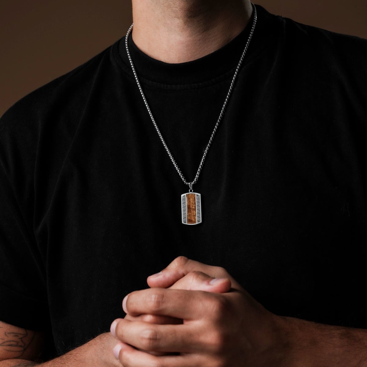 Collier Marked (koa/argent)