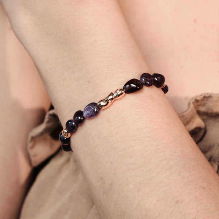 Fireworks Strap (Amethyst/Rose Gold) Ii