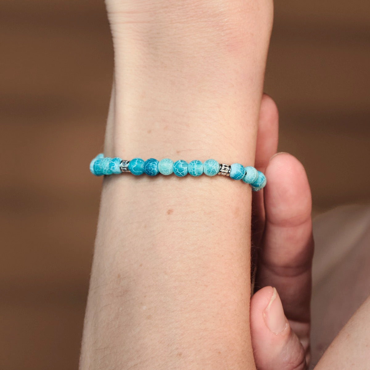 Fireworks Strap (Agate/Silver)