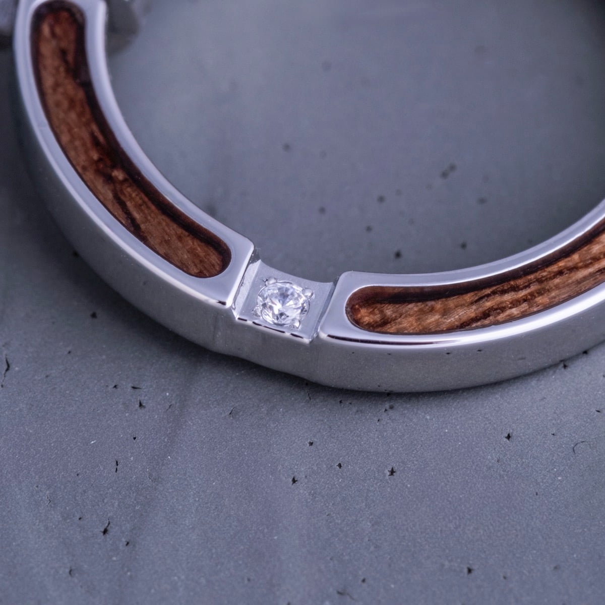 Collier Campania (noyer/argent) II