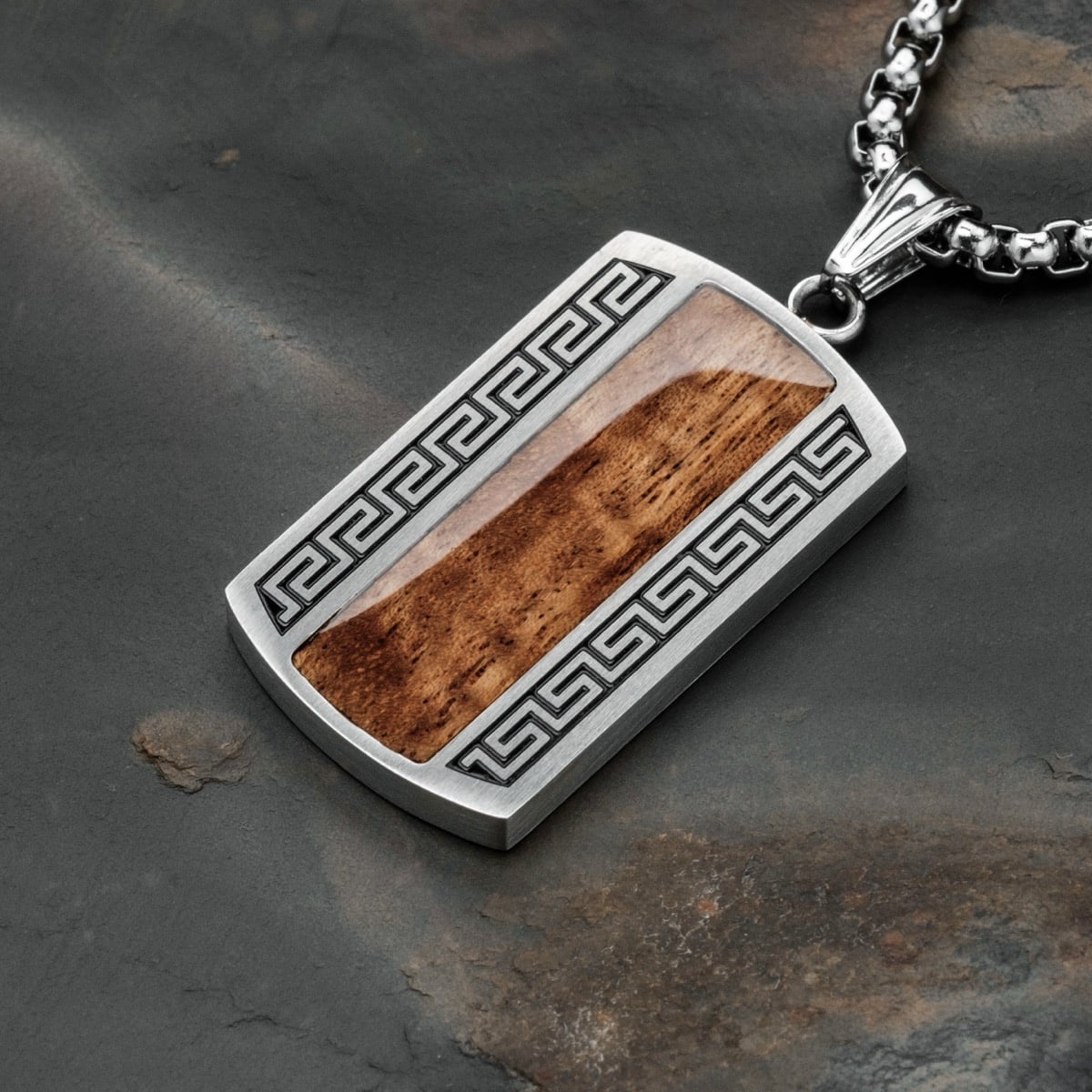 Collier Marked (koa/argent)