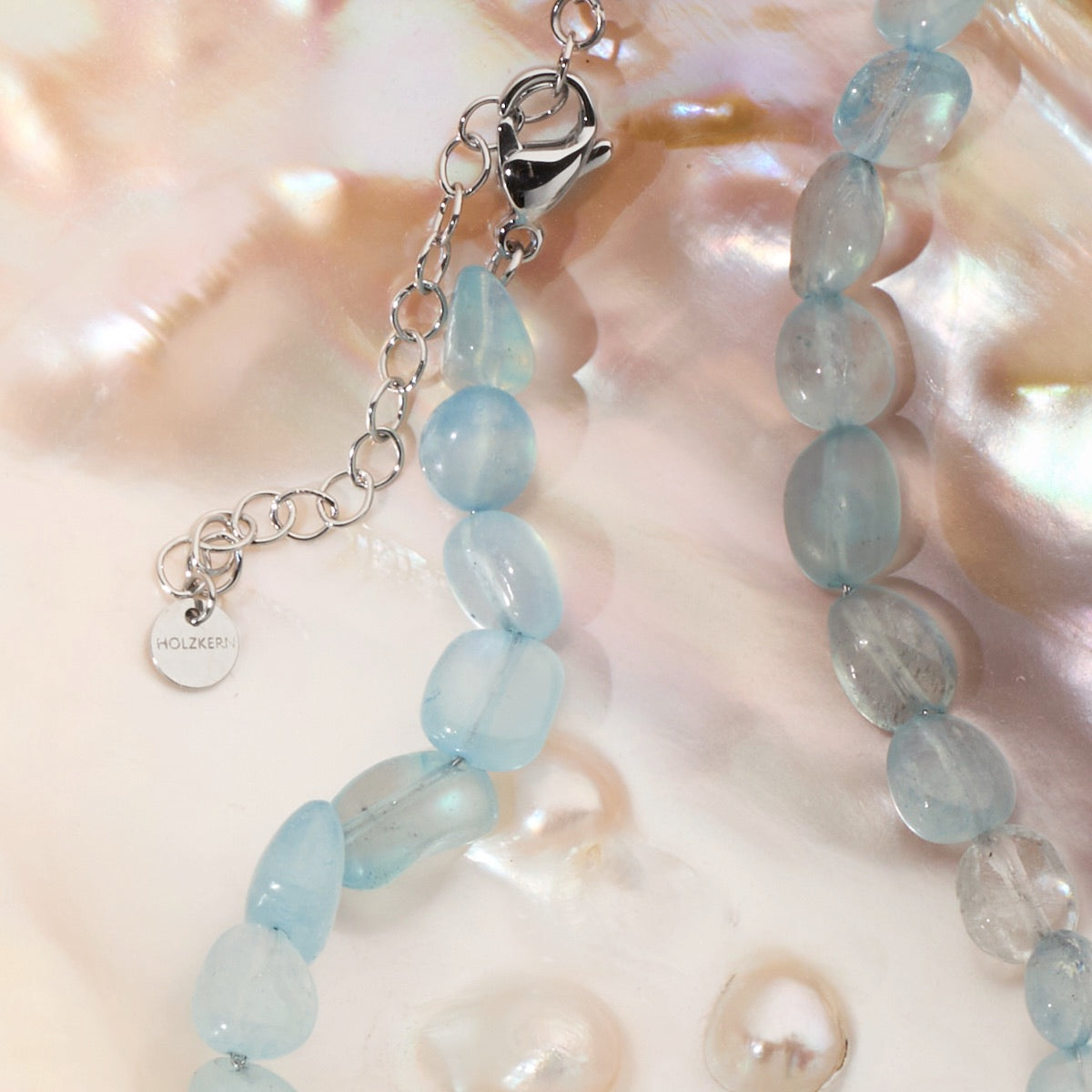 Collar Fireworks (Aguamarina/Plata)