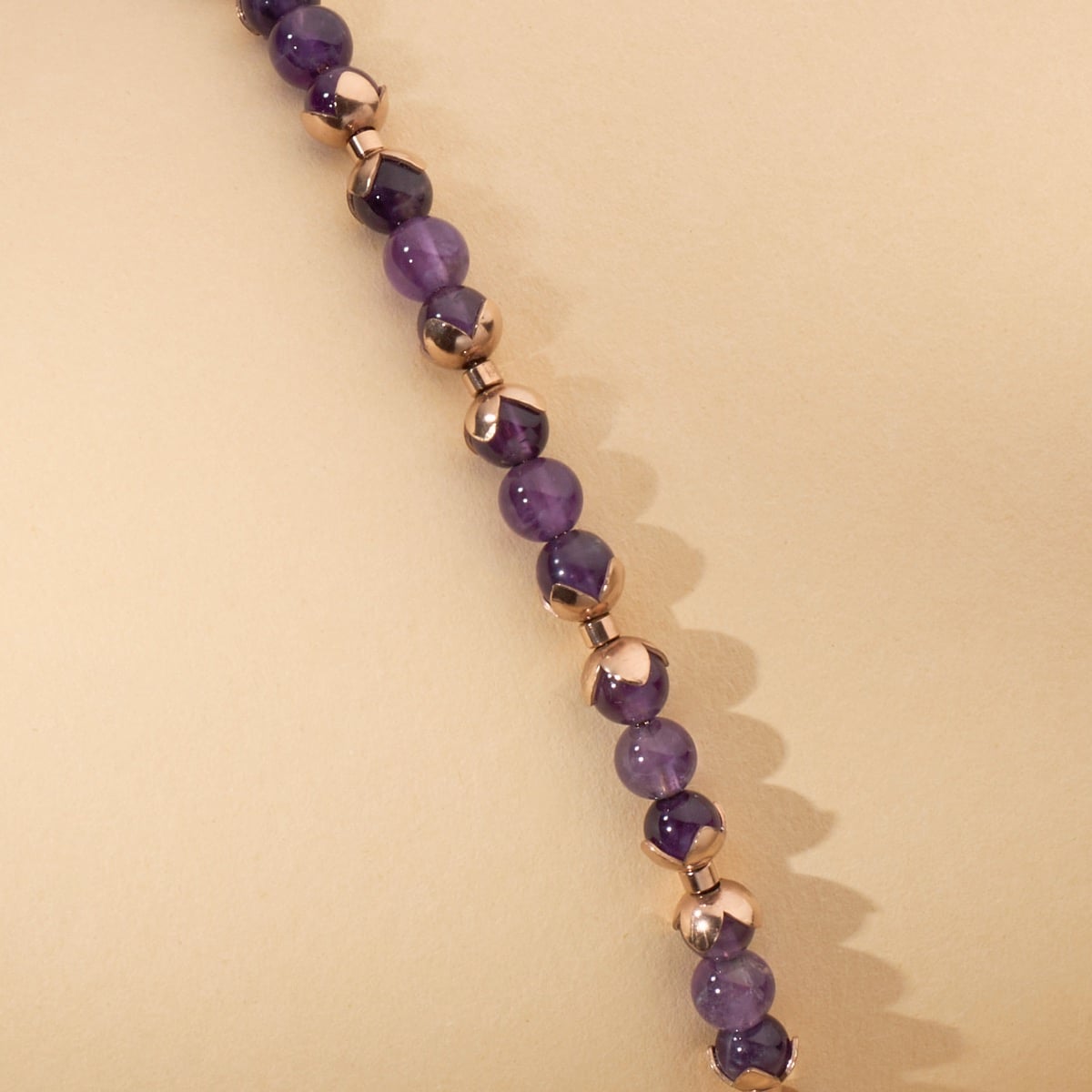 Fireworks Strap (Amethyst/Rose Gold) I