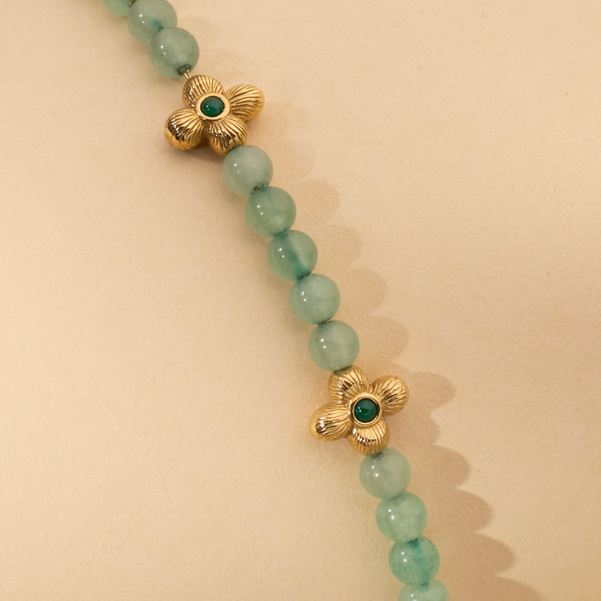 Bracelet Fireworks (aventurine/or) I