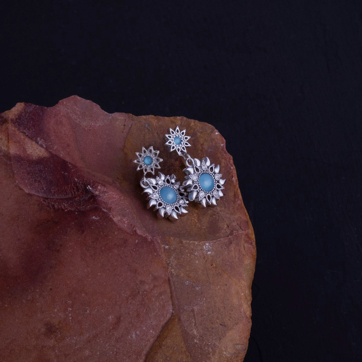 Orecchini Suncatcher (Acquamarina/Argento)