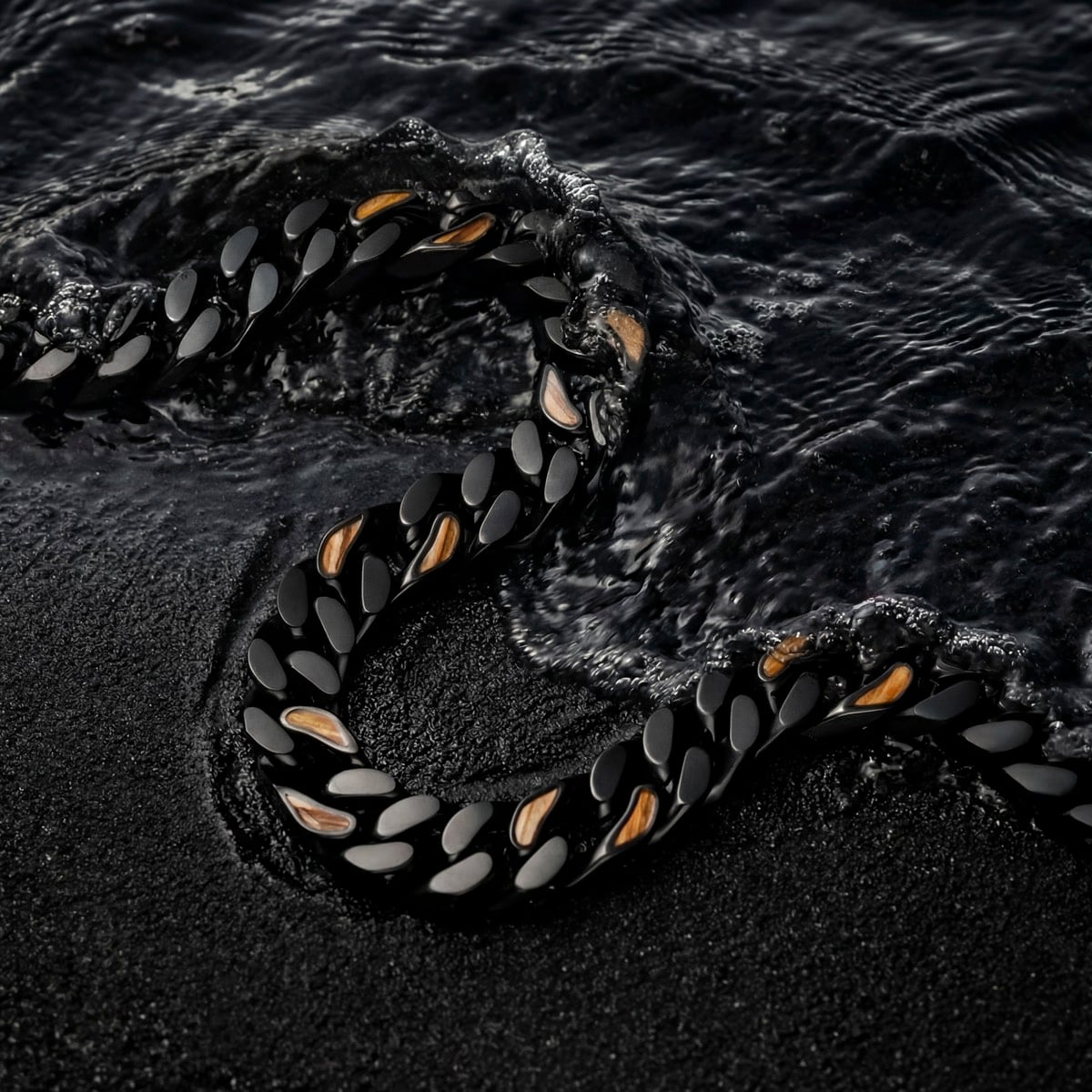 Bodyguard Necklace (Zebrawood/Black)