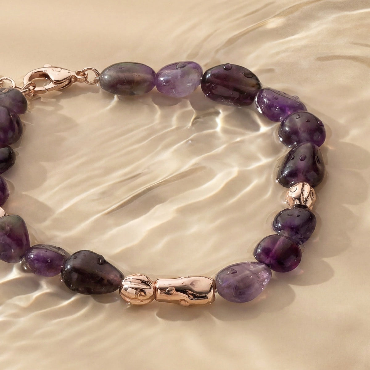 Fireworks Strap (Amethyst/Rose Gold) Ii