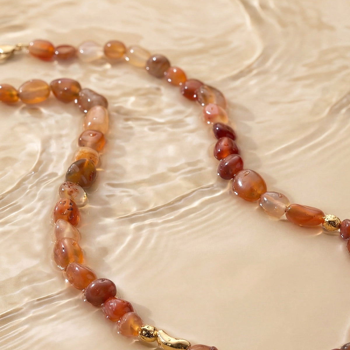 Collier Fireworks (Agate/Or)