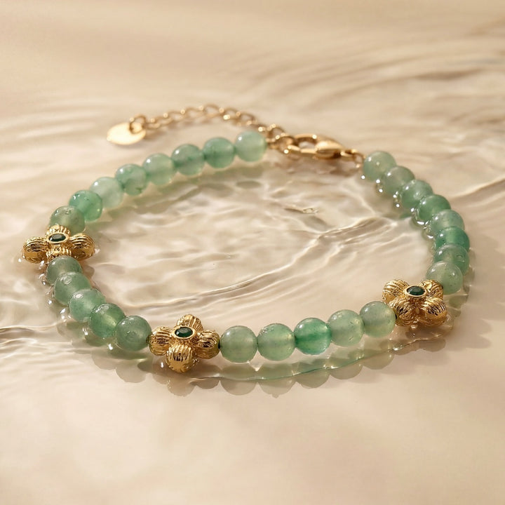Fireworks Strap (Aventurine/Gold) I