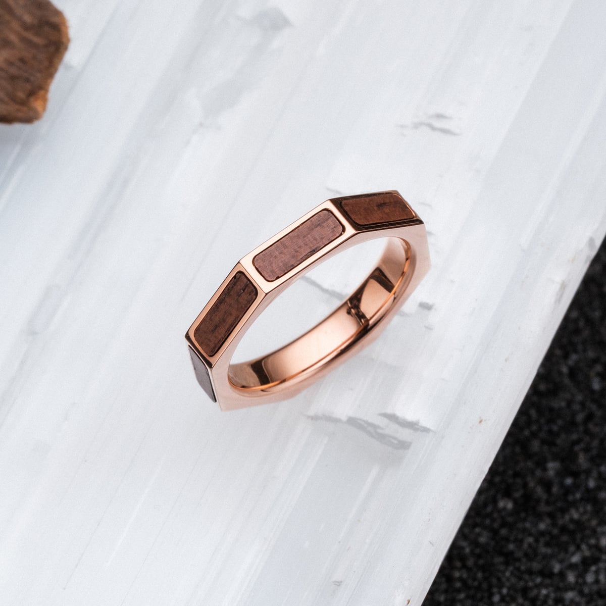 Supremum Ring (Walnut/Rose Gold)