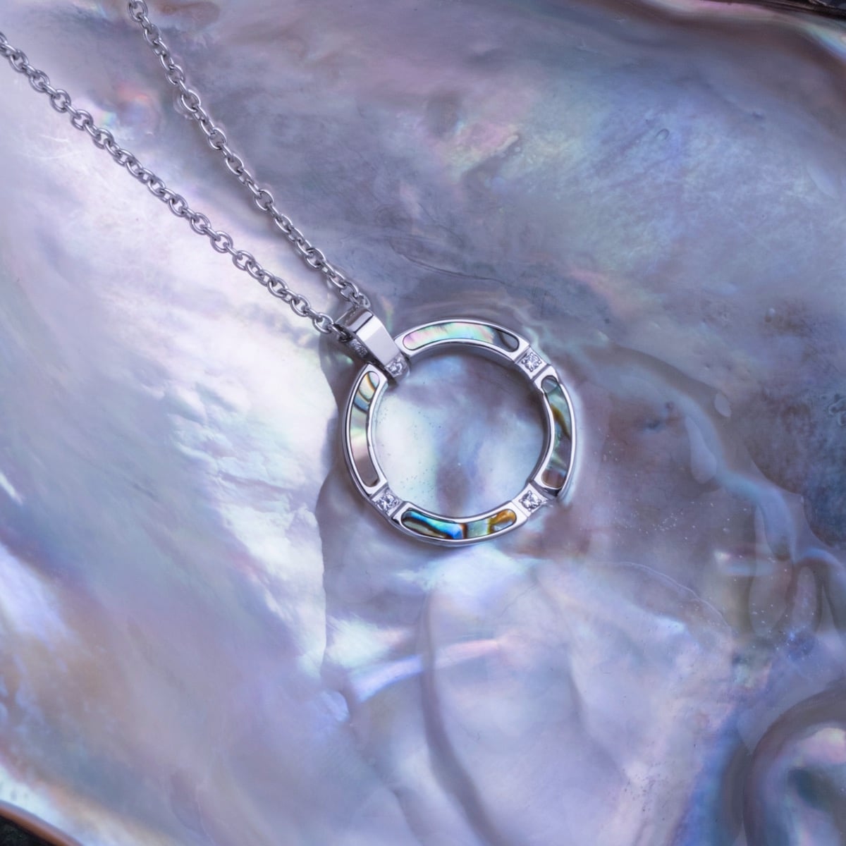 Campania Halskette (Abalone/Silber)