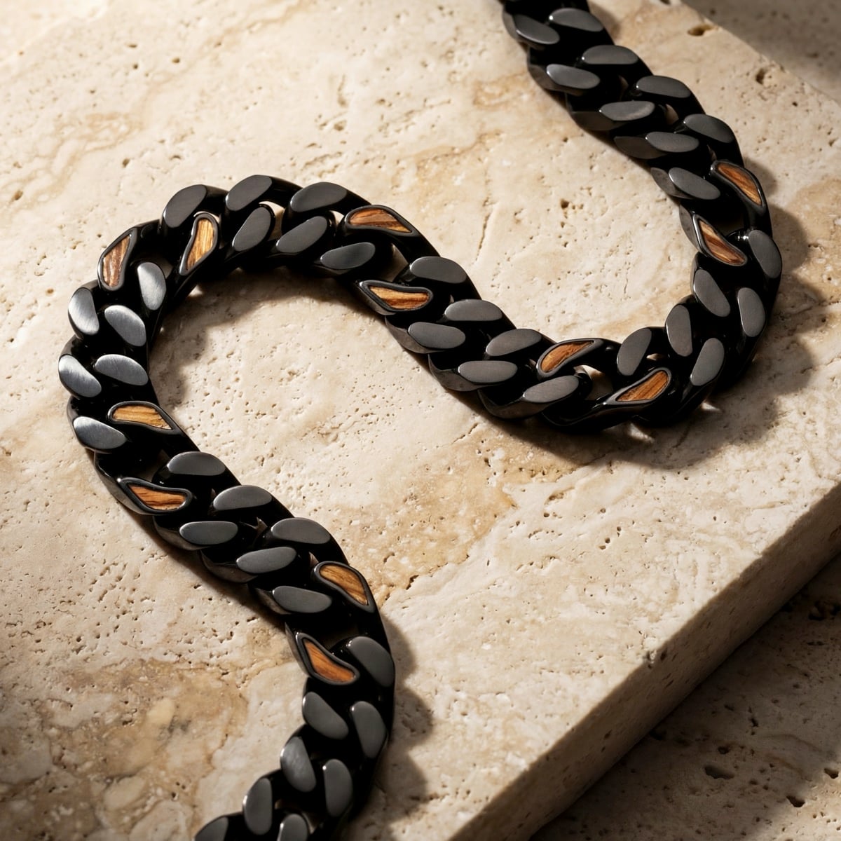 Bodyguard Necklace (Zebrawood/Black)
