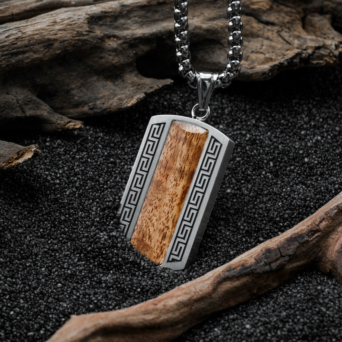 Collier Marked (koa/argent)