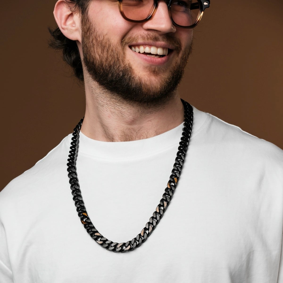 Bodyguard Necklace (Zebrawood/Black)