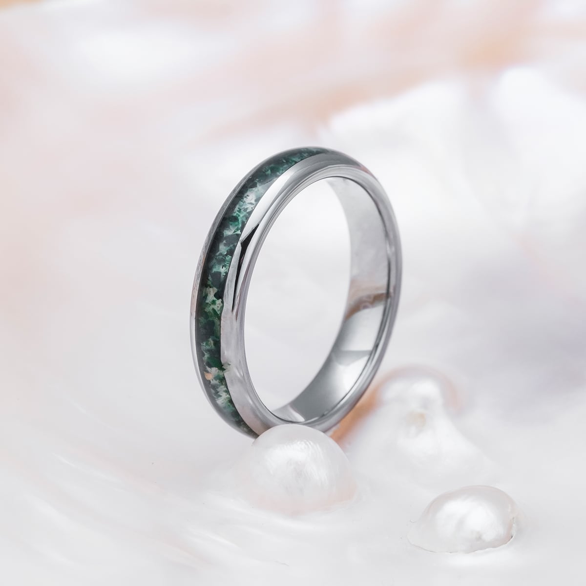 Sumo Ring (Agate/Tungsten)